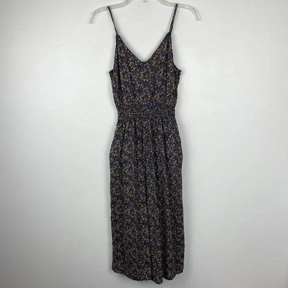 Aritzia Pants Jumpsuits Aritzia Wilfred Irene Floral Cropped Jumpsuit Xs Poshmark